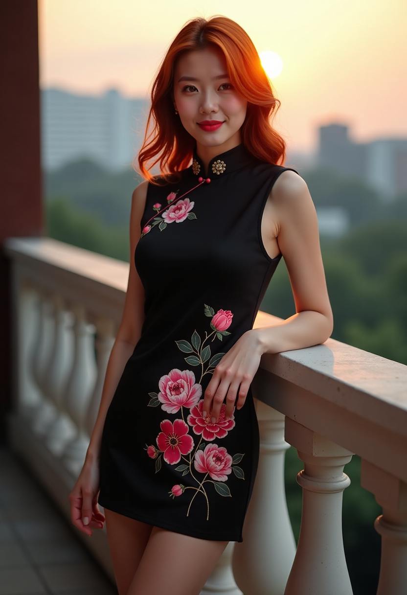泰国小姑娘接待客人海报